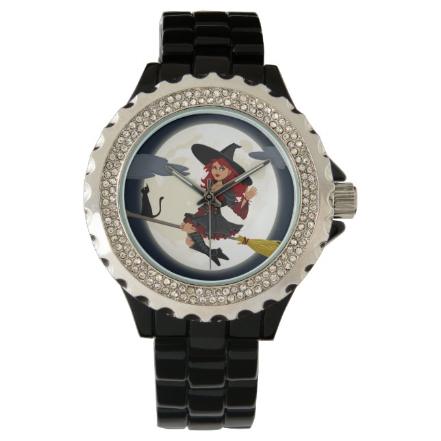 Hexenbesen Armbanduhr (Vorderseite)
