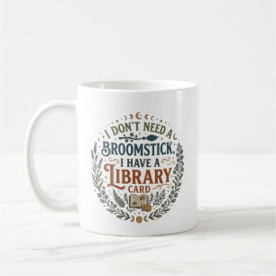 Hexenbibliothekar Bibliotheksausweis Bücherliebhab Kaffeetasse