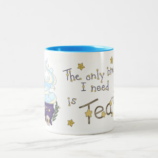 Hexenbraue-Tasse Zweifarbige Tasse