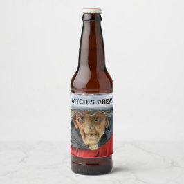 Hexenbrauen - Bieretikett Bierflaschenetikett