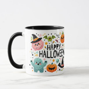 Hexenbrauen- Halloween Tasse