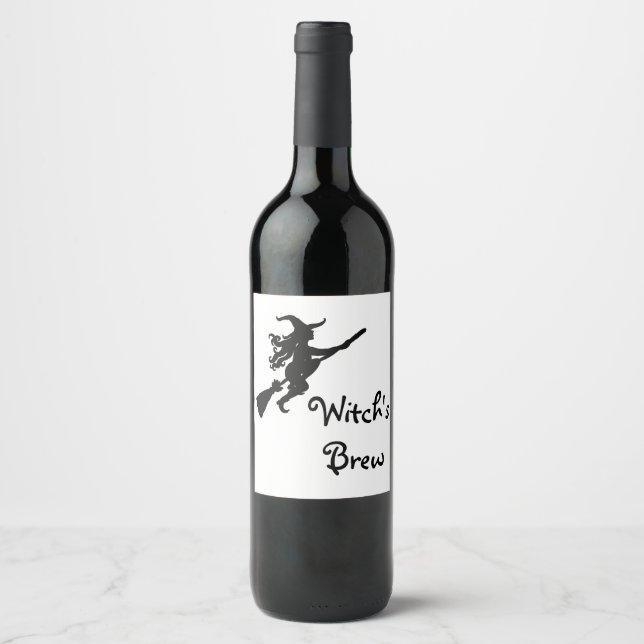 Hexenbrauen Weinetikett (Vorderseite)