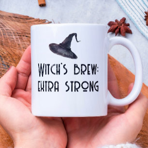 Hexenbrauen Weißes Halloween-Tasse Kaffeetasse