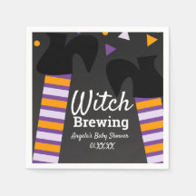 Hexenbraufeet Halloween-Babydusche