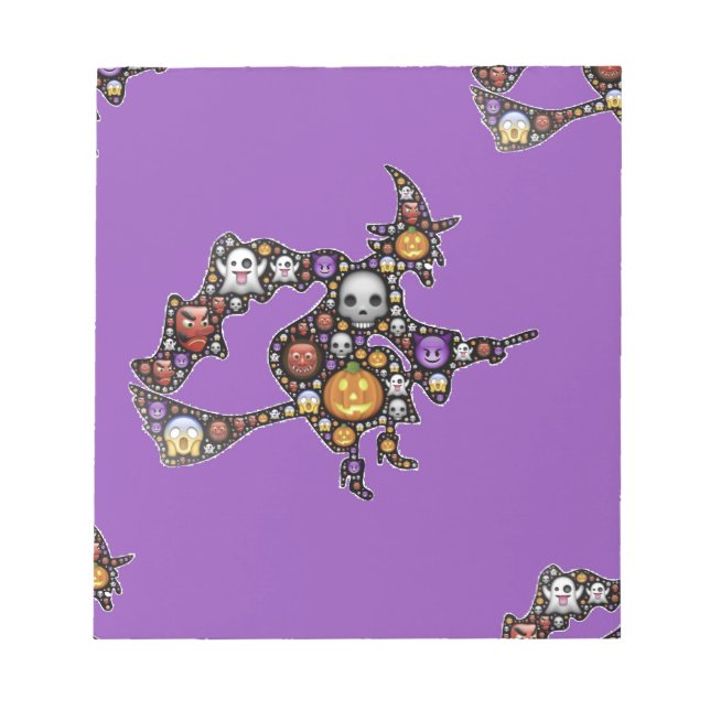 Hexenemoji Notizblock (Vorderseite)