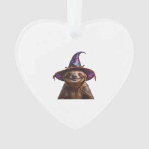 Hexenfaultier Halloween-Süßigkeiten oder Saures un Ornament