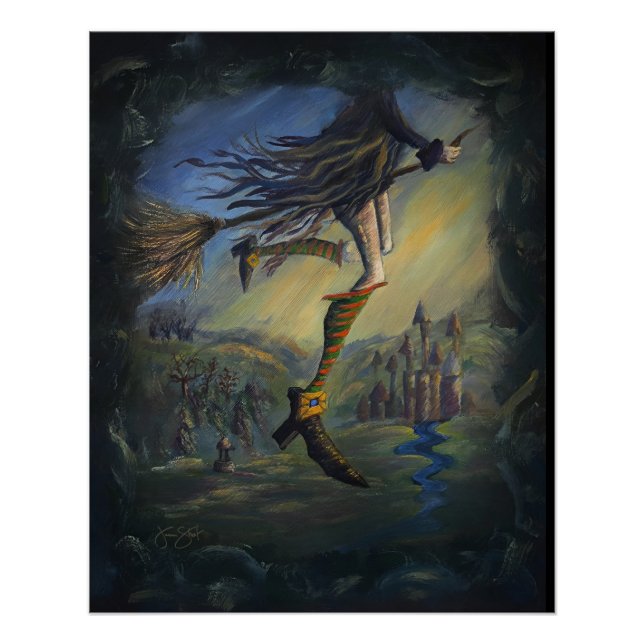 Hexenfrau Poster (Vorderseite)