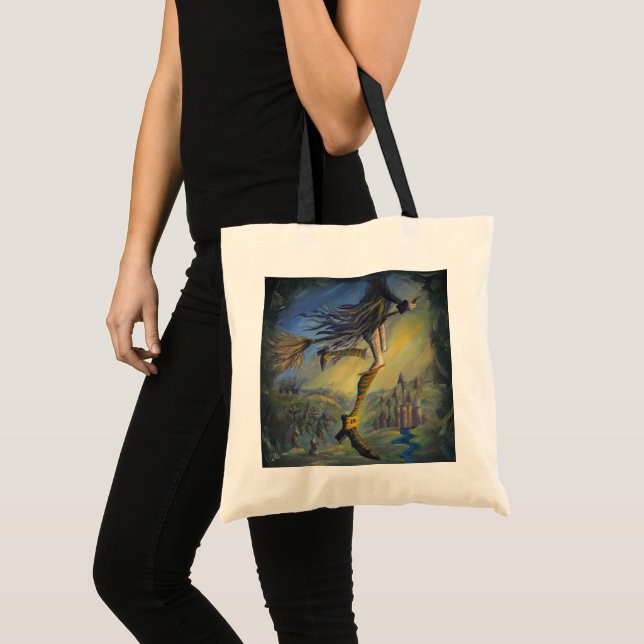 "Hexenfrau" Tragetasche (Vorderseite (Produkt))
