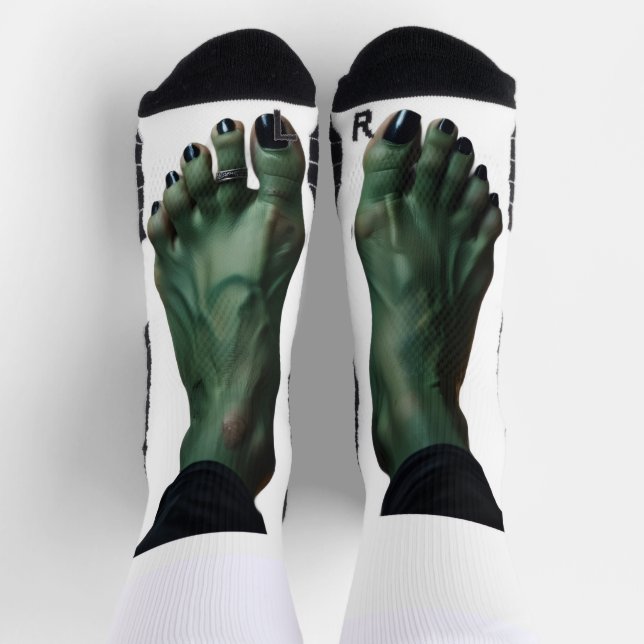 🧙‍♀️ Hexenfuß-Socken  Socken (Oben)