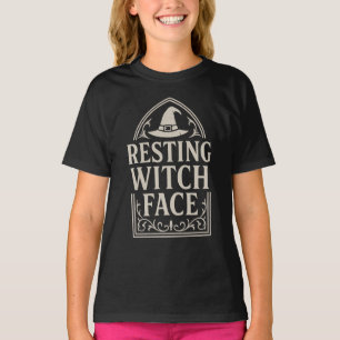 Hexengesicht ausruhen - Witziges Halloween-Shirt T-Shirt
