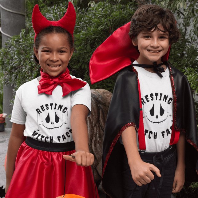 Hexengesicht ruhen: Sassy Niedlicher Halloween-T - T-Shirt (Von Creator hochgeladen)