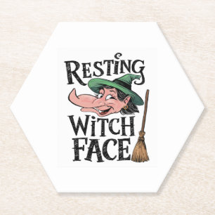 Hexengesicht Untersetzer