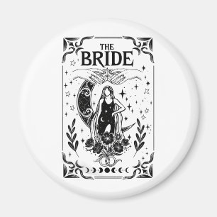 Hexenhaftes Junggesellinnen-Braut-Coven-Gotisches  Magnet