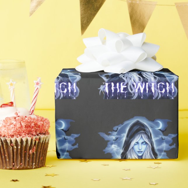 Hexenhalloween Geschenkpapier (Geburtstagsparty)