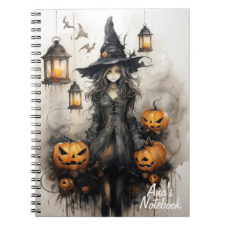 HexenHalloween Personalisiertes SpiralNotebook Notizblock
