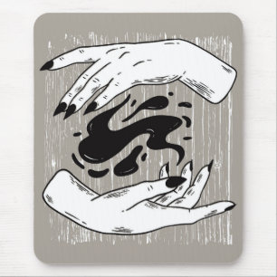Hexenhandschuhe Mousepad