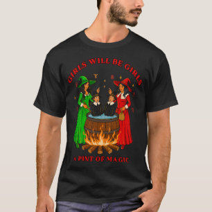 Hexenhandwerk Süße Hexe Strickt Häkelt Kessel T-Shirt