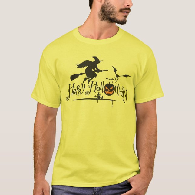 Hexenhappy Halloween-Shirt T-Shirt (Vorderseite)