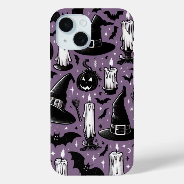 Hexenhats und Fledermäuse Case-Mate iPhone Hülle (Rückseite)
