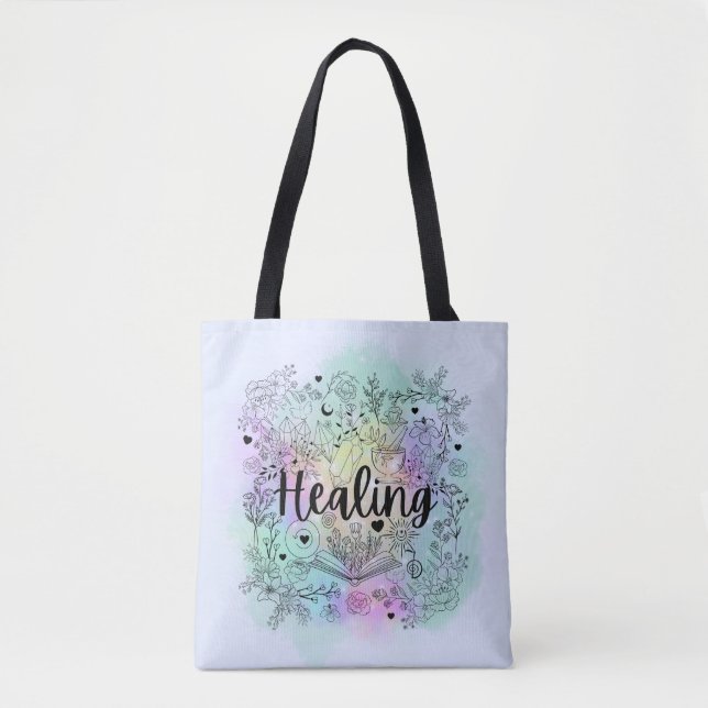 Hexenheilkunde-Touch: verzaubertes Design Tasche (Vorderseite)