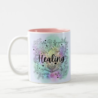 Hexenheilkunde-Touch: verzaubertes Design Zweifarbige Tasse