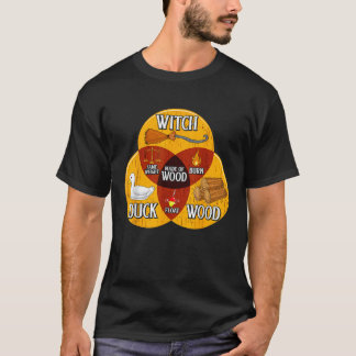 Hexenholz mit demselben Gewicht aus Holzbrand T-Shirt