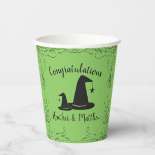 Hexenhut Baby Shower Halloween Pappbecher