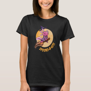 Hexenhut Broom Axolotl spricht ein großes Hallowee T-Shirt