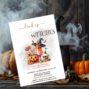 Hexenhut Cocktail Pumpkin Halloween Einladung