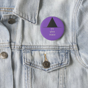 Hexenhut Halloween Button