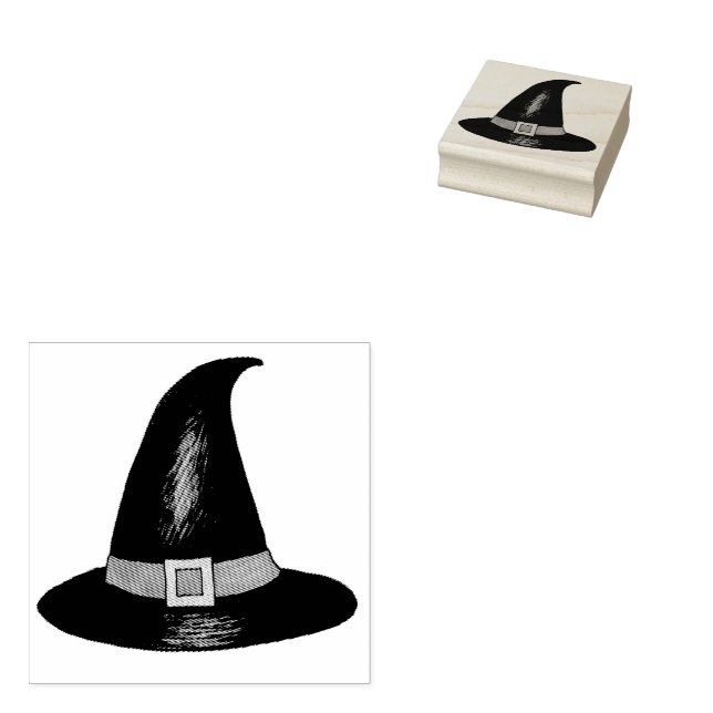 Hexenhut Happy Halloween-Kostüm-Party Gummistempel (Stempel)
