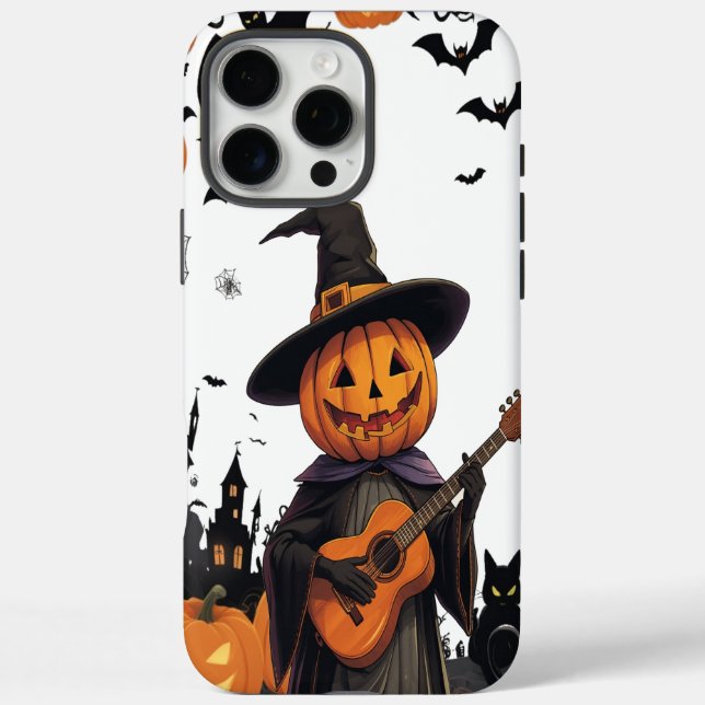 Hexenhut Pumpkin Halloween Vibes iPhone 16 Pro Max Hülle (Rückseite)