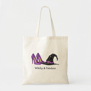 Hexenhut und Schuhe - Whimsical Halloween Tragetasche