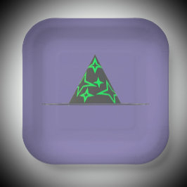 Hexenhutpapier-Teller Pappteller