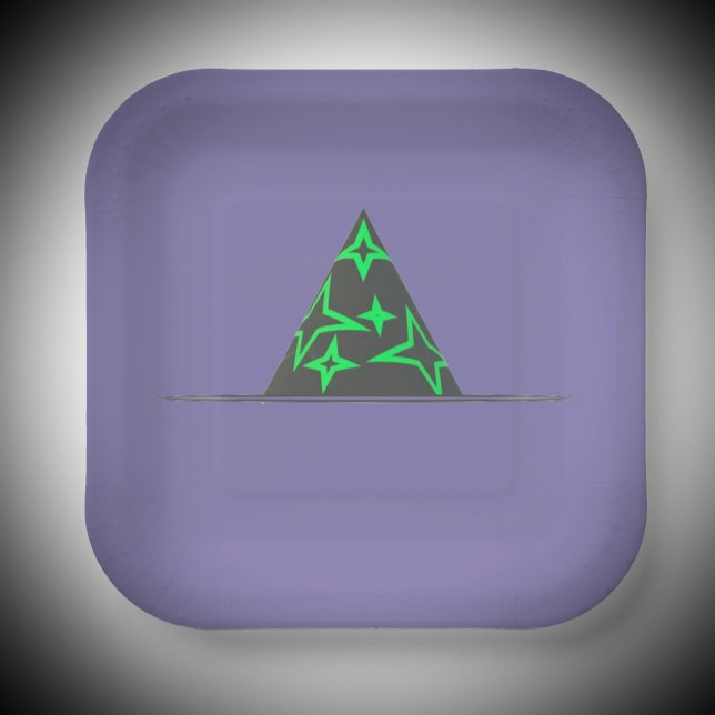 Hexenhutpapier-Teller Pappteller (Von Creator hochgeladen)