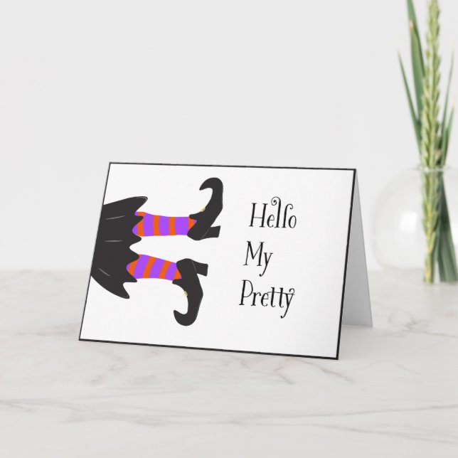 Hexenkarte Dankeskarte (Vorderseite)