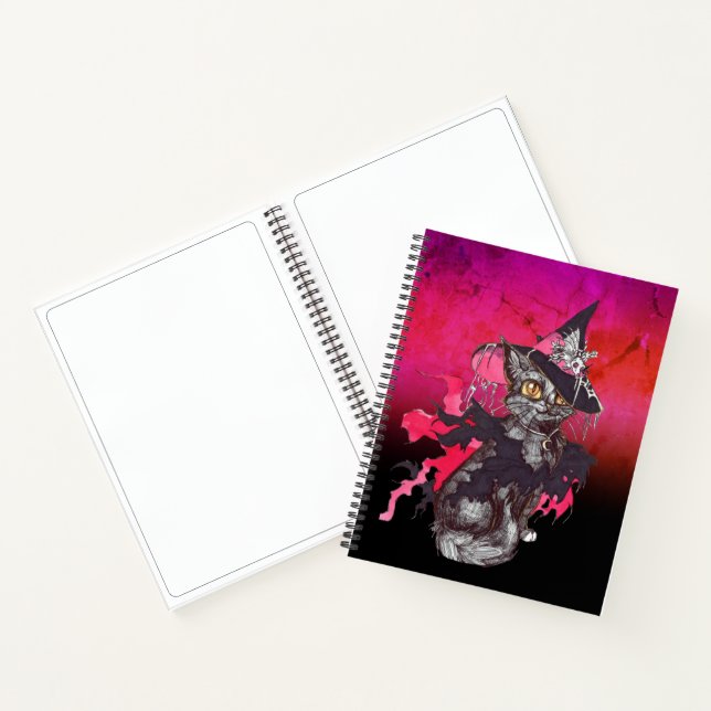 Hexenkatze Notizbuch (Innenseite)
