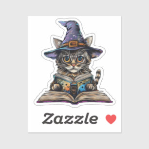 Hexenkatze Reading Custom-Cut Vinyl Sticker
