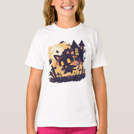 Hexenkatze zu Halloween T-Shirt