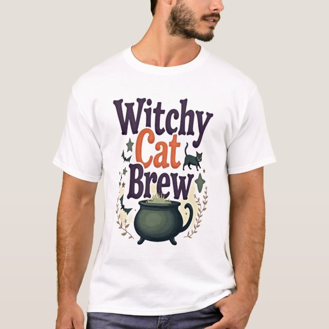 Hexenkatzen-Bräu T-Shirt (Vorderseite)