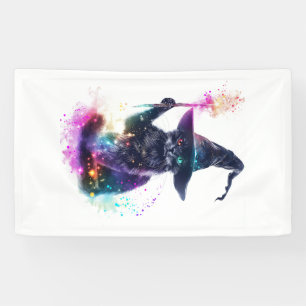 Hexenkatzen-Magie Banner
