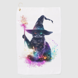 Hexenkatzen-Magie Golfhandtuch