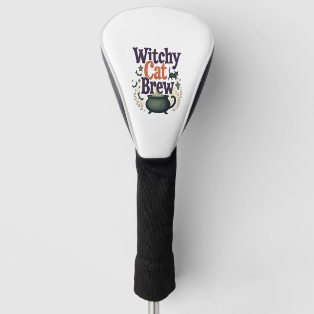 Hexenkatzenbrau Golf Headcover (Vorderseite)