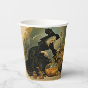 Hexenkessel Halloween - essen, trinken, Beängstige Pappbecher