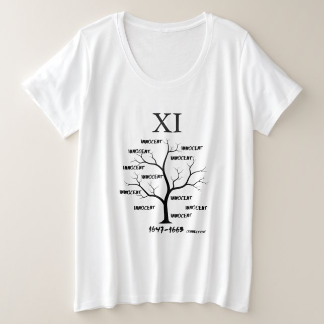 Hexenkommentar Große Größe T-Shirt (Design vorne)