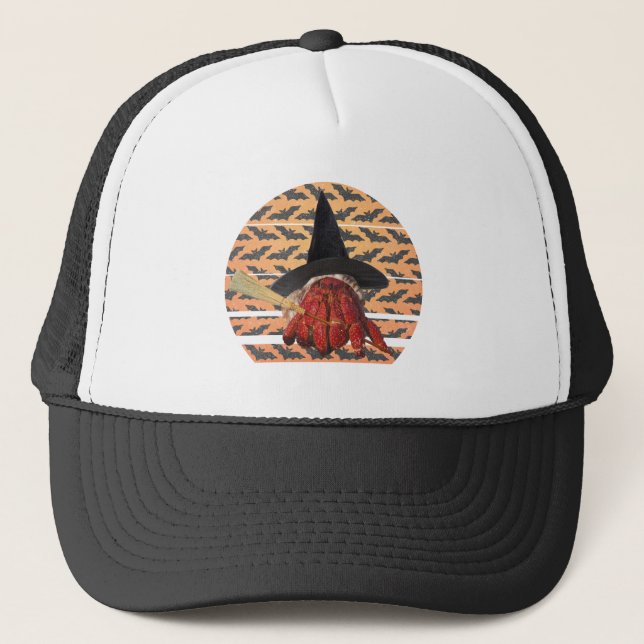 Hexenkrabbe Funny Halloween Hermit Crab Lover Truckerkappe (Vorderseite)