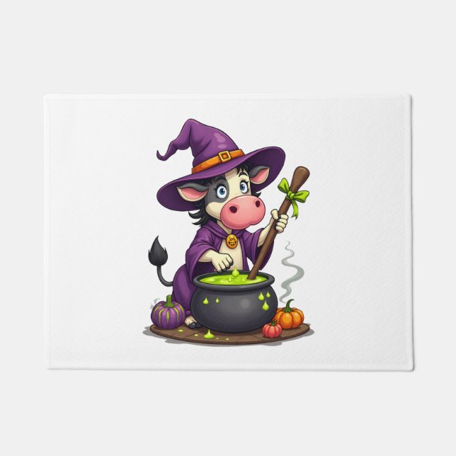 Hexenkuh Cauldron Brew Fußmatte (Vorderseite)