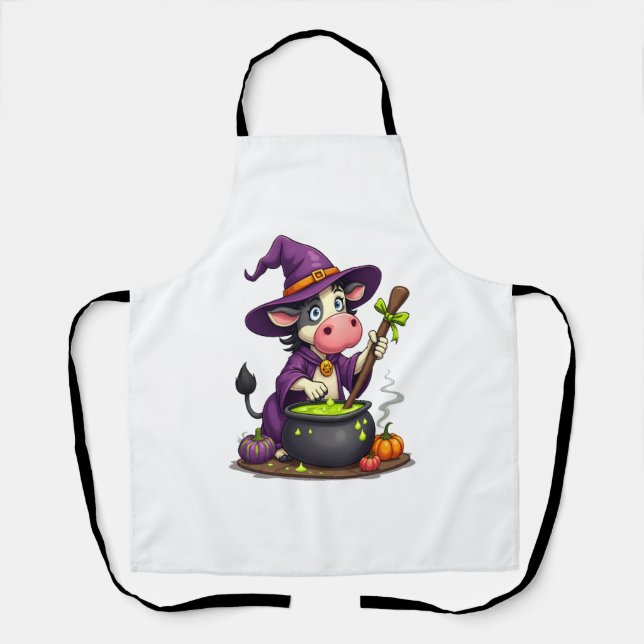 Hexenkuh Cauldron Brew Schürze (Vorderseite)