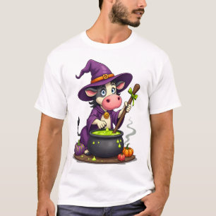 Hexenkuh Kessel Brau T-Shirt