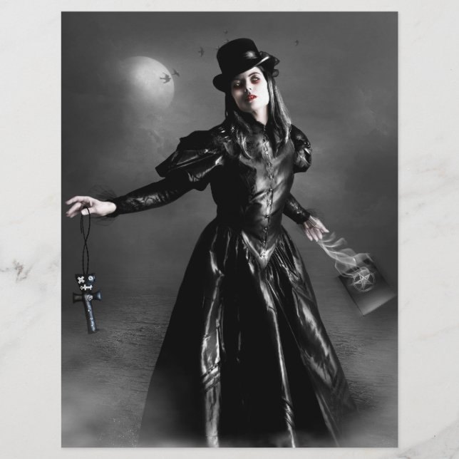 Hexenkunst, benutzerdefinierbare Halloween-Flyer Flyer (Vorne)